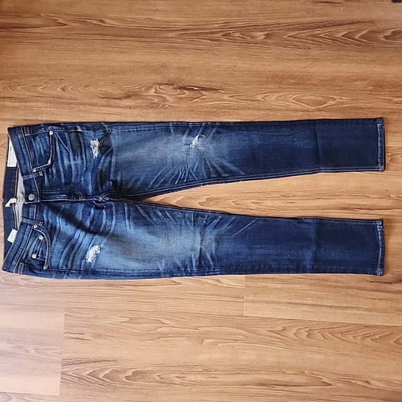 Rag and bone skinny dark indigo wash in SHEFFIELD mid rise - Picture 5 of 15